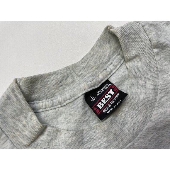 VINTAGE Morristown Basketball Graphic T-shirt Women Large 90s Single Stitch - Picture 9 of 10